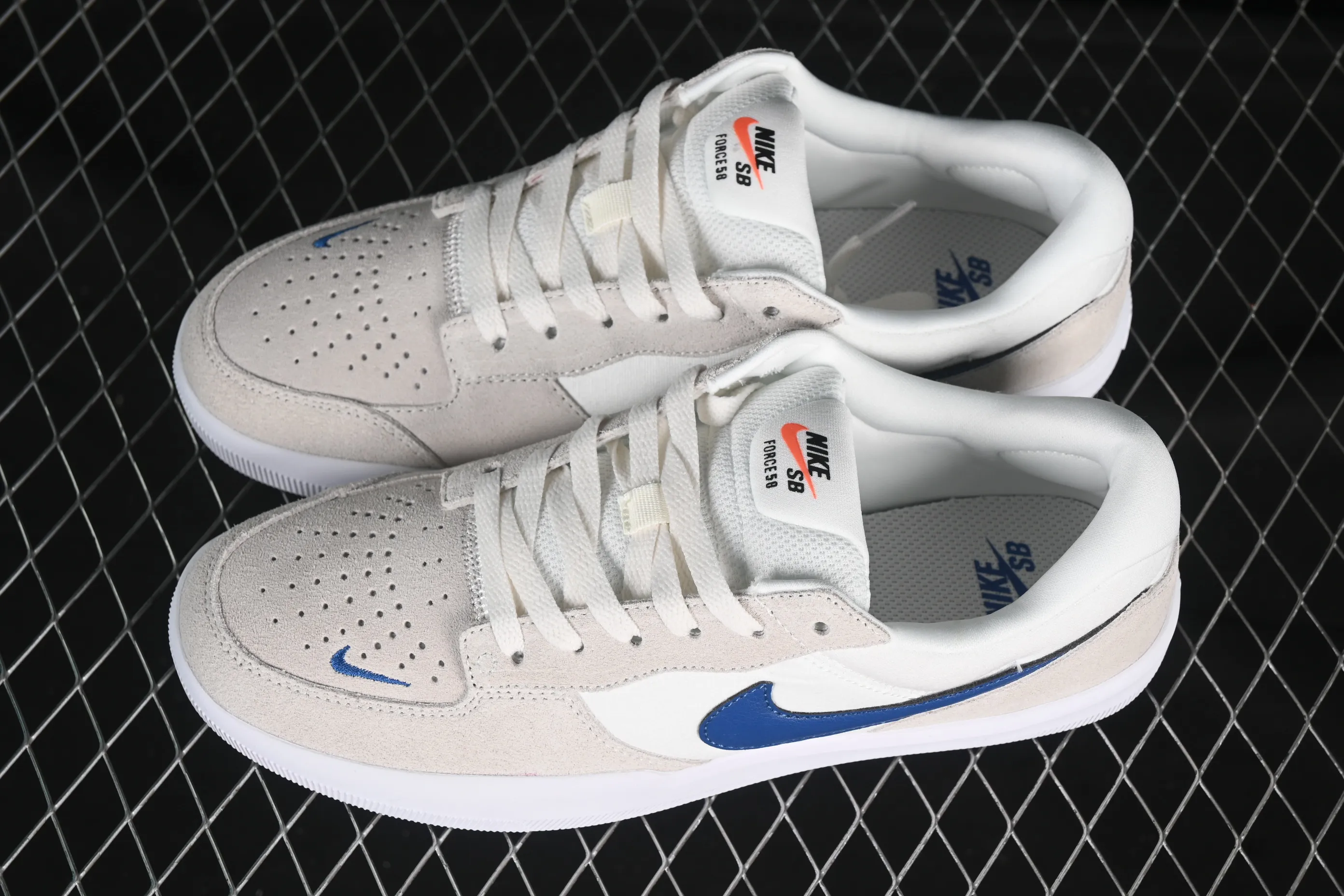 All Categories Nk SB Dunk Series Nk Force 58 Simple Skateboard Shoes J Version Nk SB Force 58 Nike Simple Retro Skateboard Shoes CZ2959-007